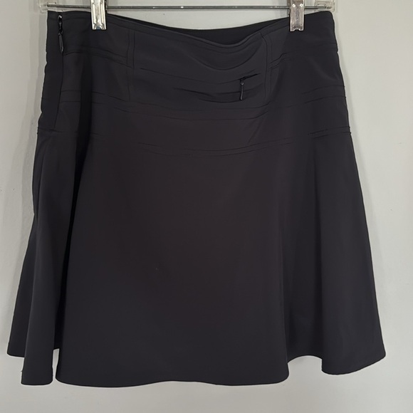 Athleta All Day Black Skort Tennis Skirt Size 4 - Picture 2 of 6